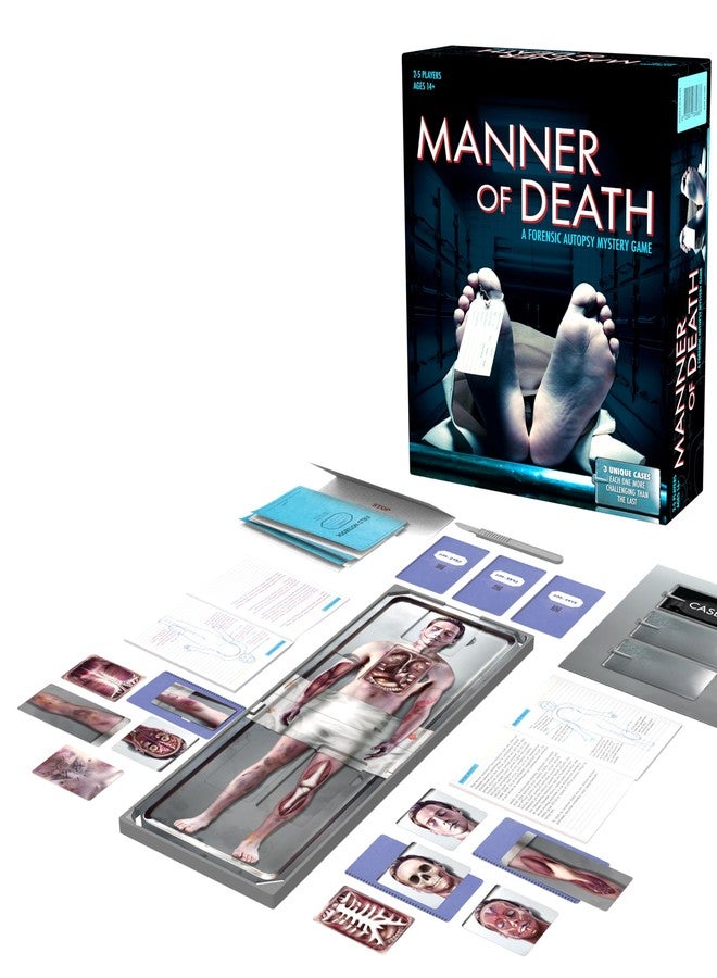 Endless Games Manner of Death | True Crime Autopsy Game | Forensic Investigation Mystery with 3 Unique Cases | 2-5 Players, Ages 14+ - Image 2